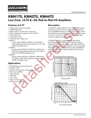KM4170IS5TR3 datasheet  
